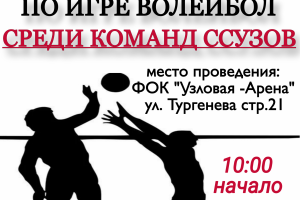 Турнир по игре волейбол среди команд ССУЗОВ
